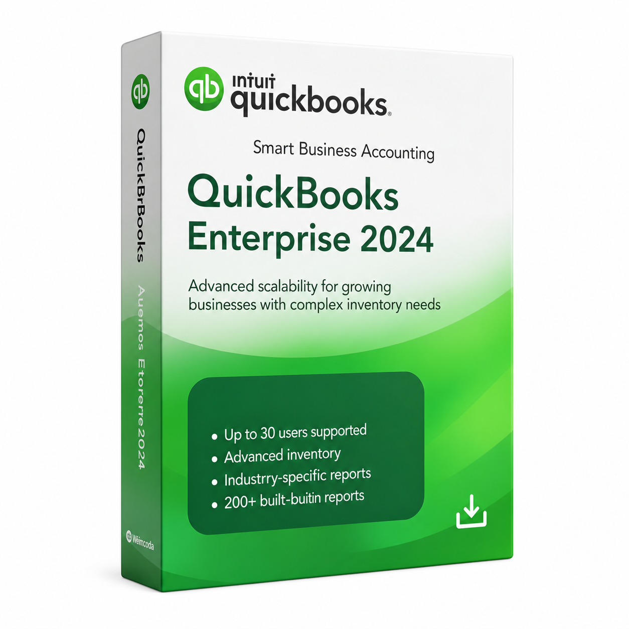 QuickBooks Desktop Enterprise Platinum — 30 Users — 1-Year Subscription
